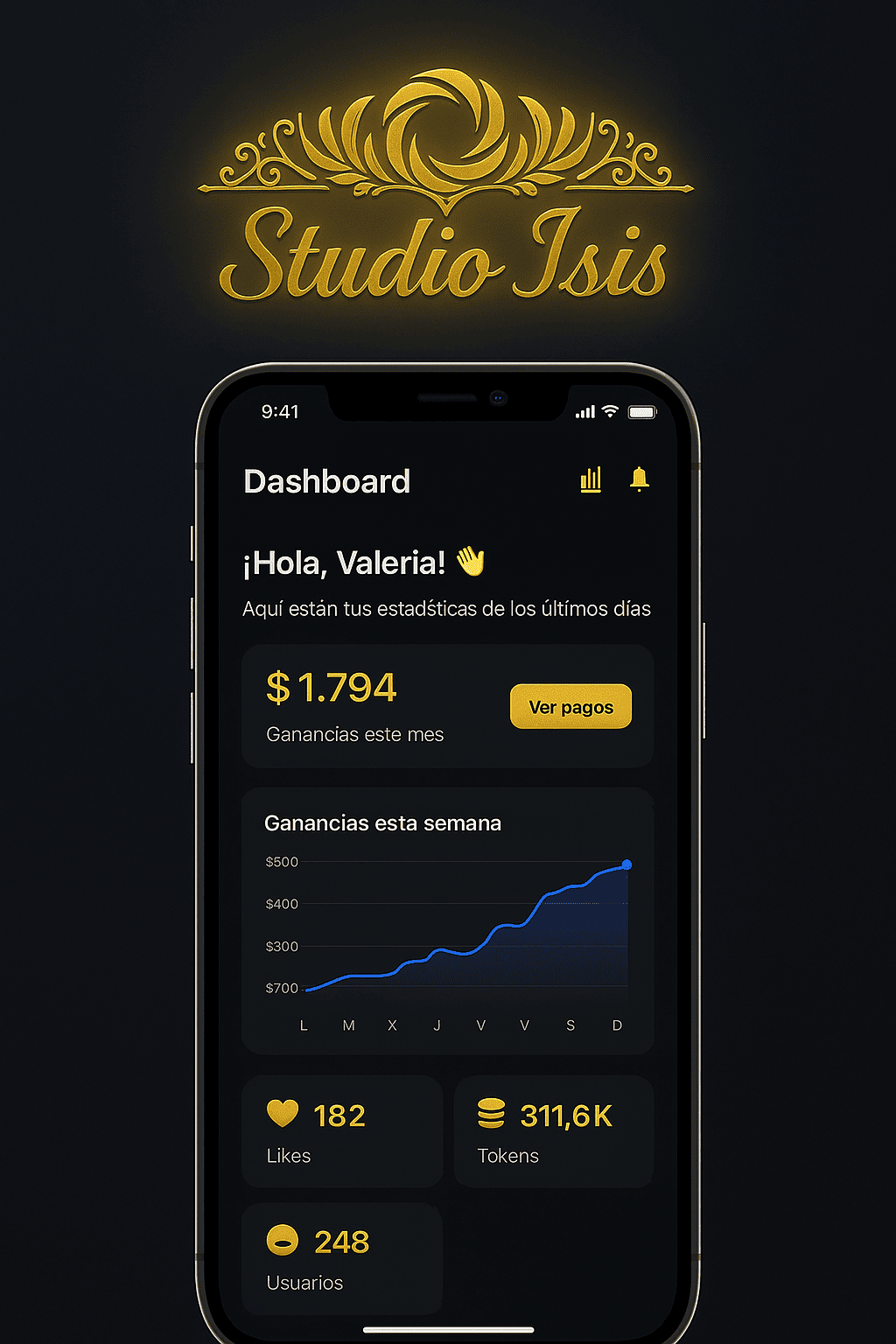 App de modelos - Horarios y métricas